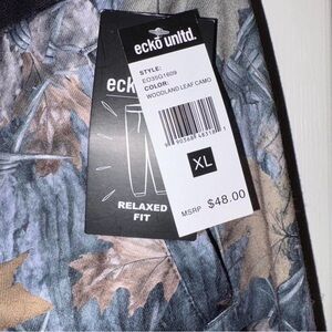 Ecko unltd. Camo Pattern Relaxed Fit Pants